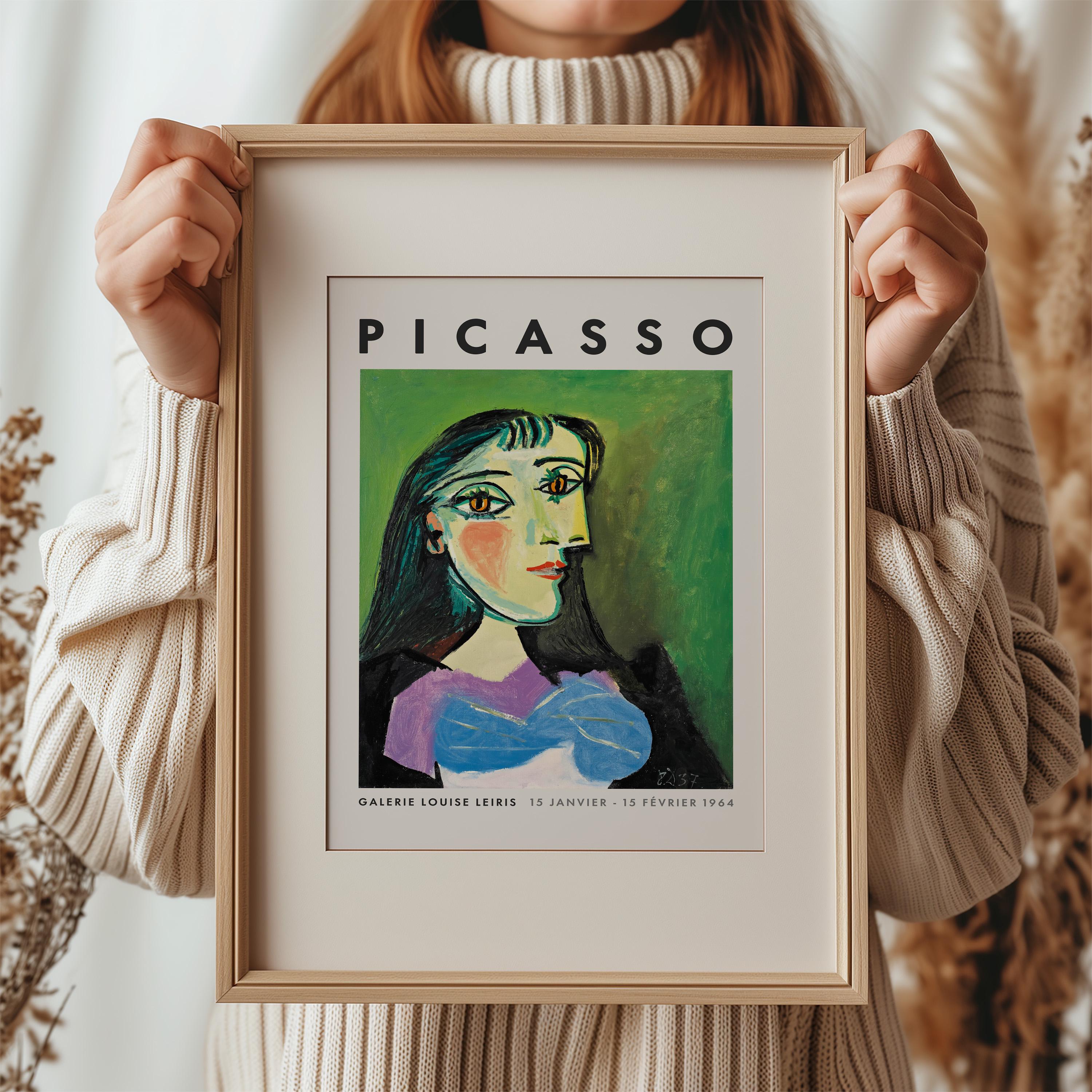 Buste De Femme Pablo Picasso 1937 Poster, Vintage Picasso Wall