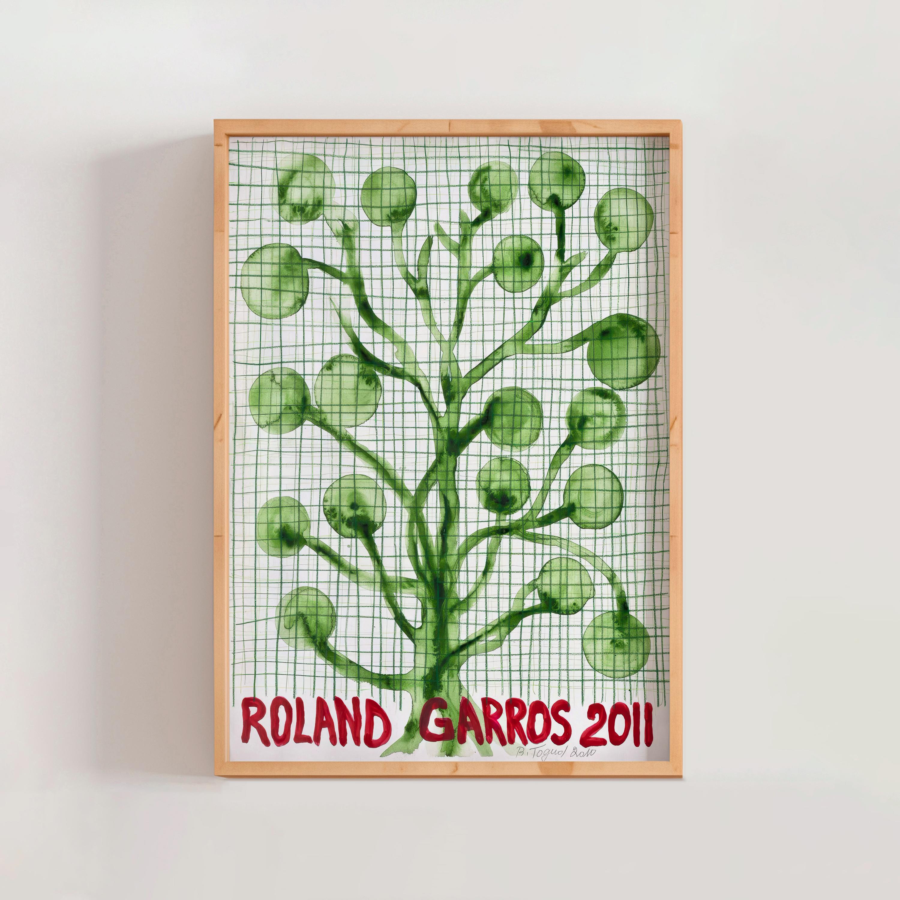 Roland Garros French Open 2011 Poster, Barthélémy Toguo, Modern