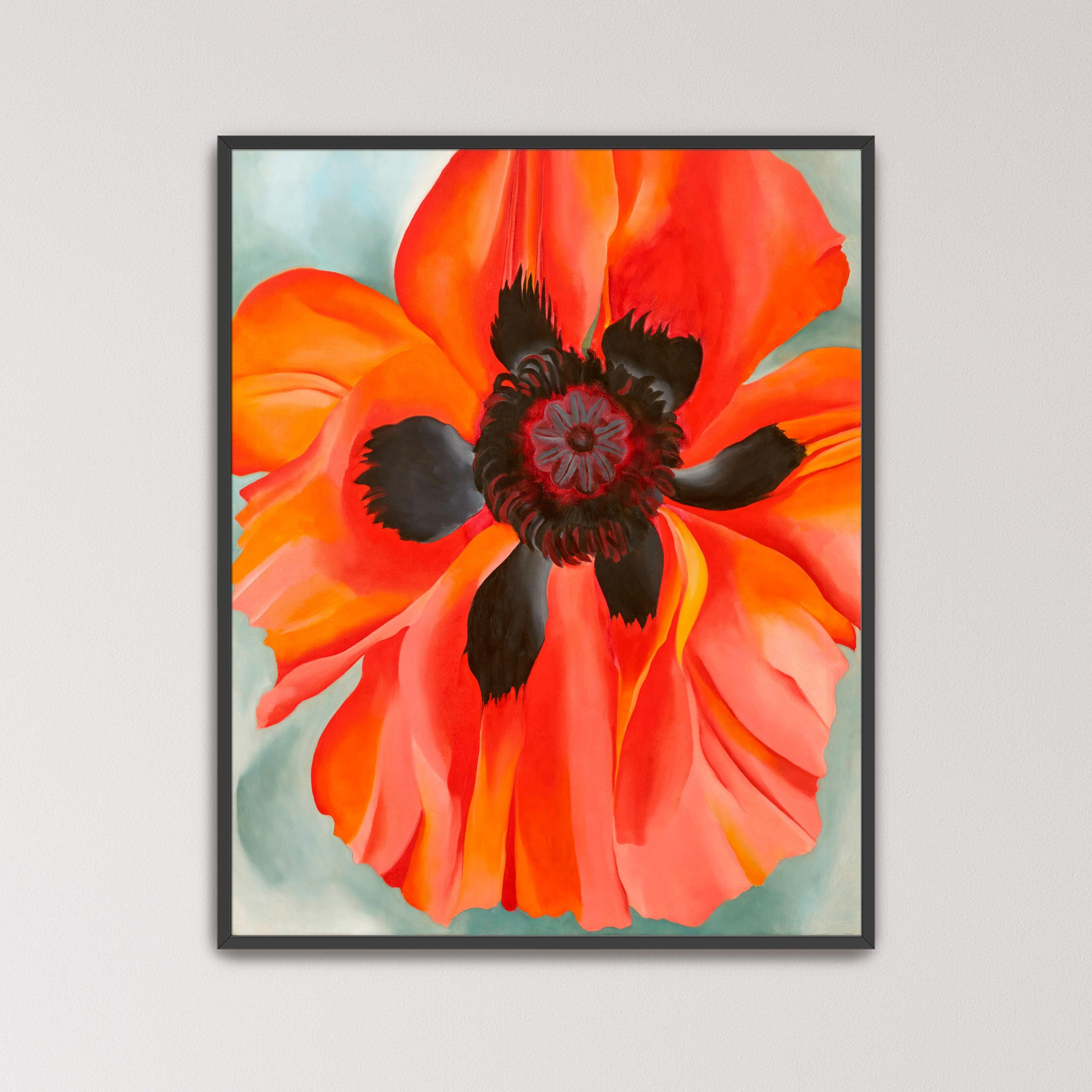Red Poppy by Georgia O'keeffe Poster Print | Red Poppy Art, Floral