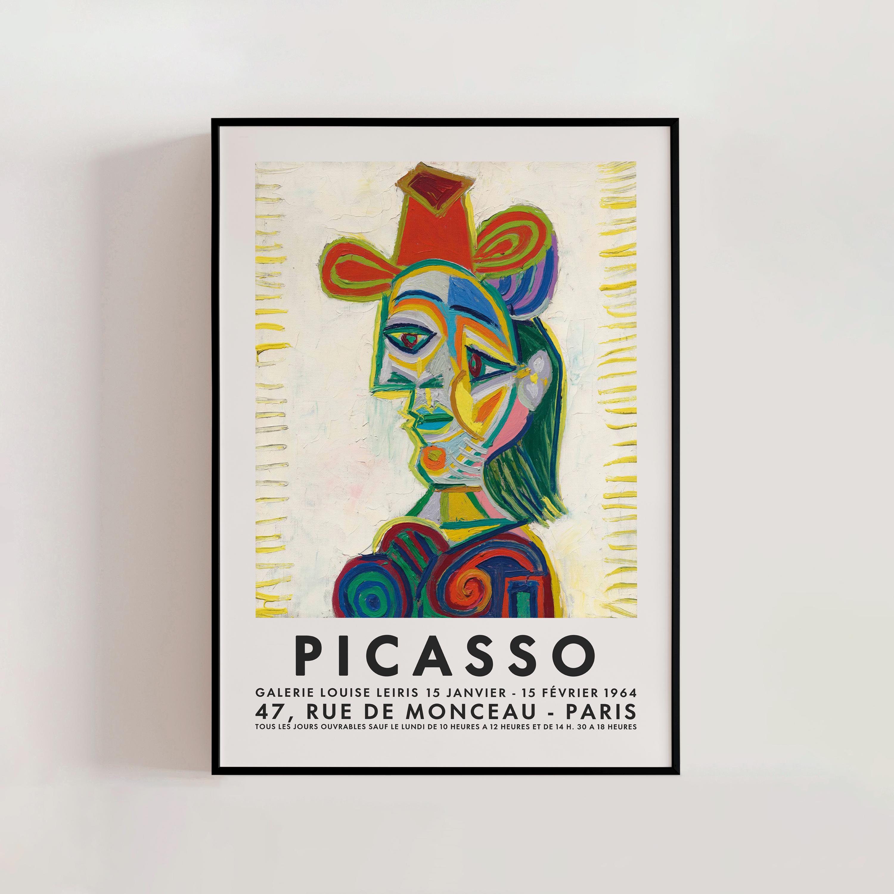 Buste De Femme (dora Maar) Pablo Picasso 1938 Poster, Vintage