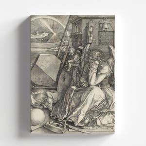 Melencolia I von Albrecht Dürer 1514 | Renaissance Kunstdruck (D0363)