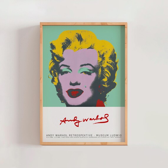 Andy Warhol Retrospektive Museum Ludwig Museum Poster, Marilyn
