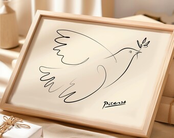 Blue Dove of Peace Lithograph by Pablo Picasso | Modern
