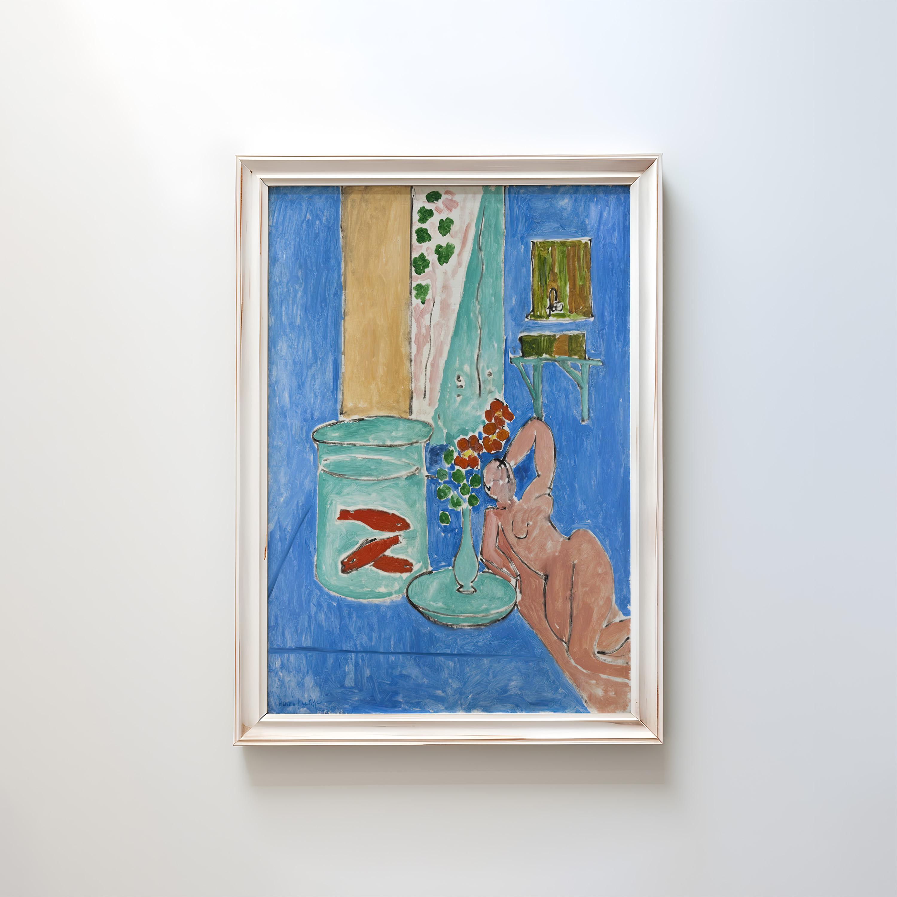 Goldfish and Sculpture by Henri Matisse 1912 | Fauvist Still Life