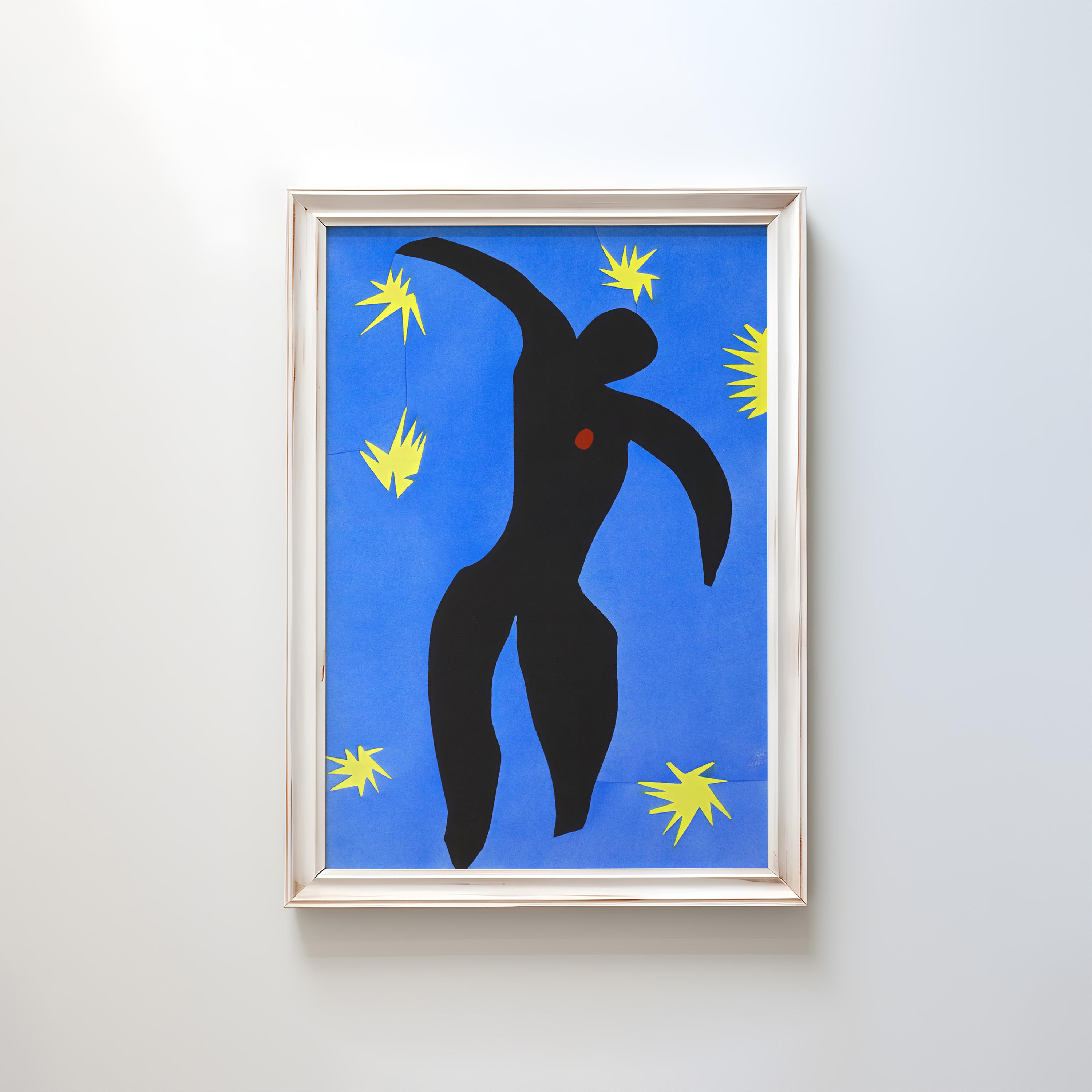 Icarus (icare) From 'jazz' by Henri Matisse 1947 | Fauvist Modern
