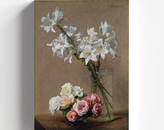 Henri Fantin-Latour、Petites roses Roses, Henri Fantin-Latour | Mia