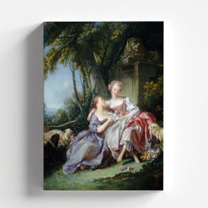 Der Liebesbrief von François Boucher 1750 | Rokoko Kunstdruck (D1010)