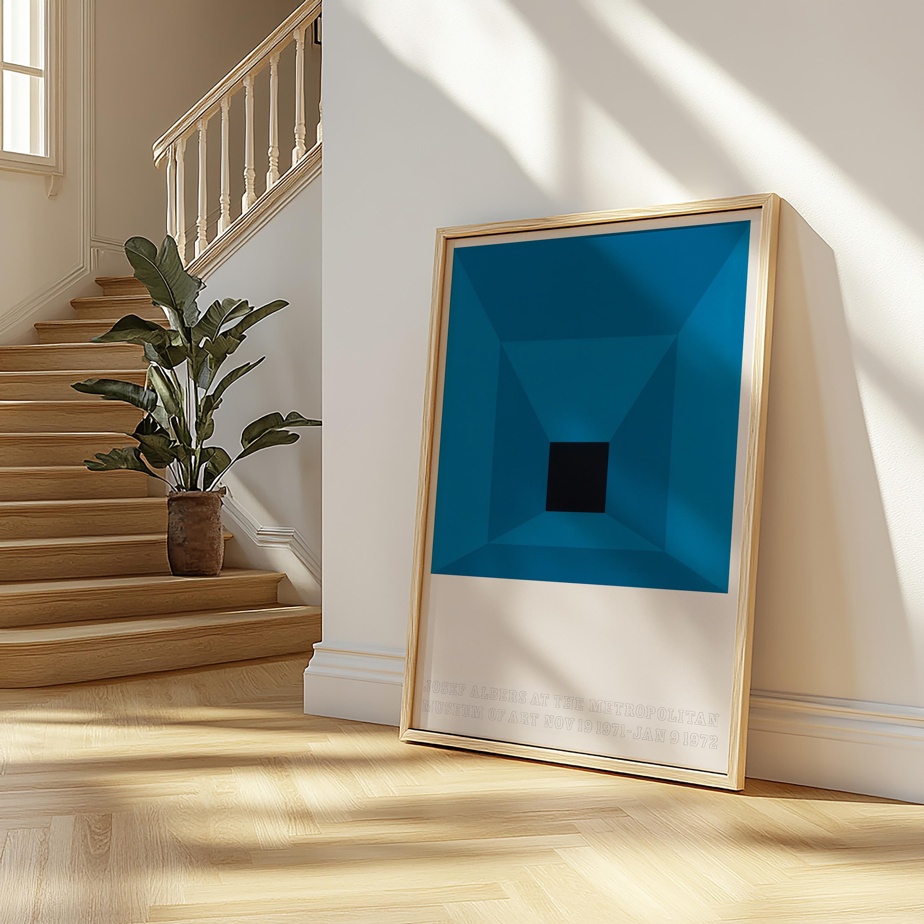 Josef Albers Vintage 1971 Mid Century Modern Museum Exhibition