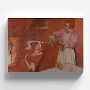 Combing the Hair (La Coiffure) by Edgar Degas c.1896 | Impressionism Art Print (B4554)