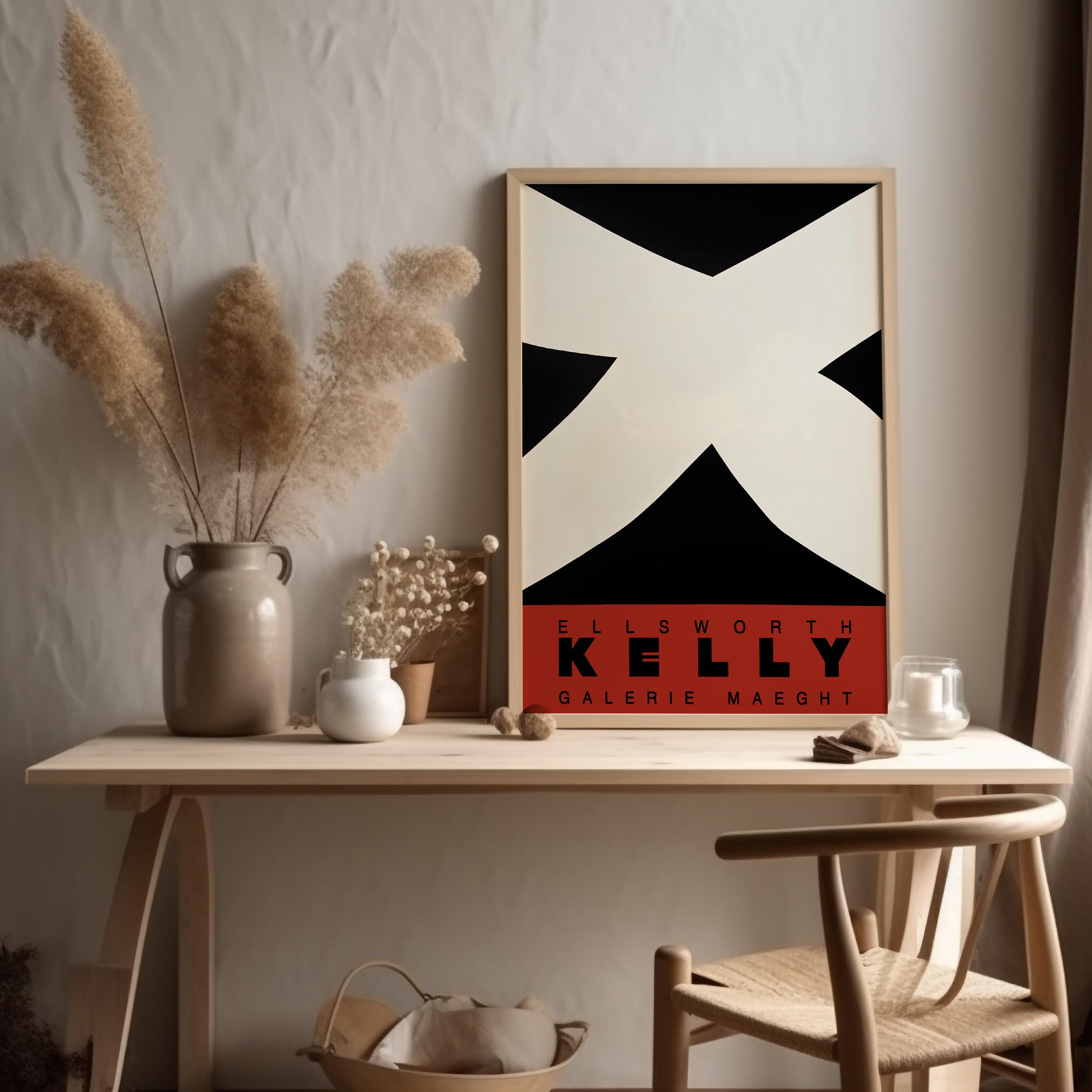 Ellsworth Kelly Galerie Maeght 1958 Exhibition Poster, Geometric