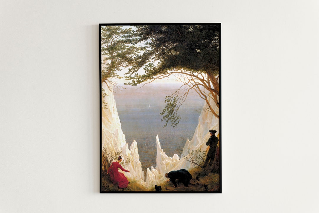 Kreidefelsen auf Rügen von Caspar David Friedrich 1818 - Etsy.de