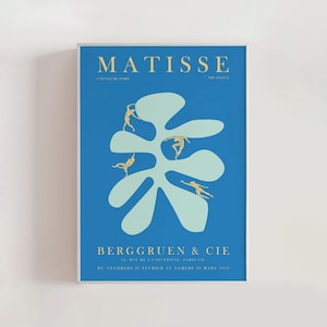 Henri Matisse Berggruen & Cie The Dance Modern Art Exhibition Poster | Fauvism Art Print Poster (A0069)
