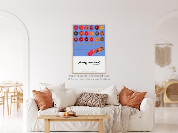Lifesavers 1885 (blue) Poster by Andy Warhol Poster Print | Donut