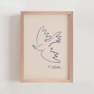 Dove of Peace by Pablo Picasso c.1961 | Modern Art Print (B8345)