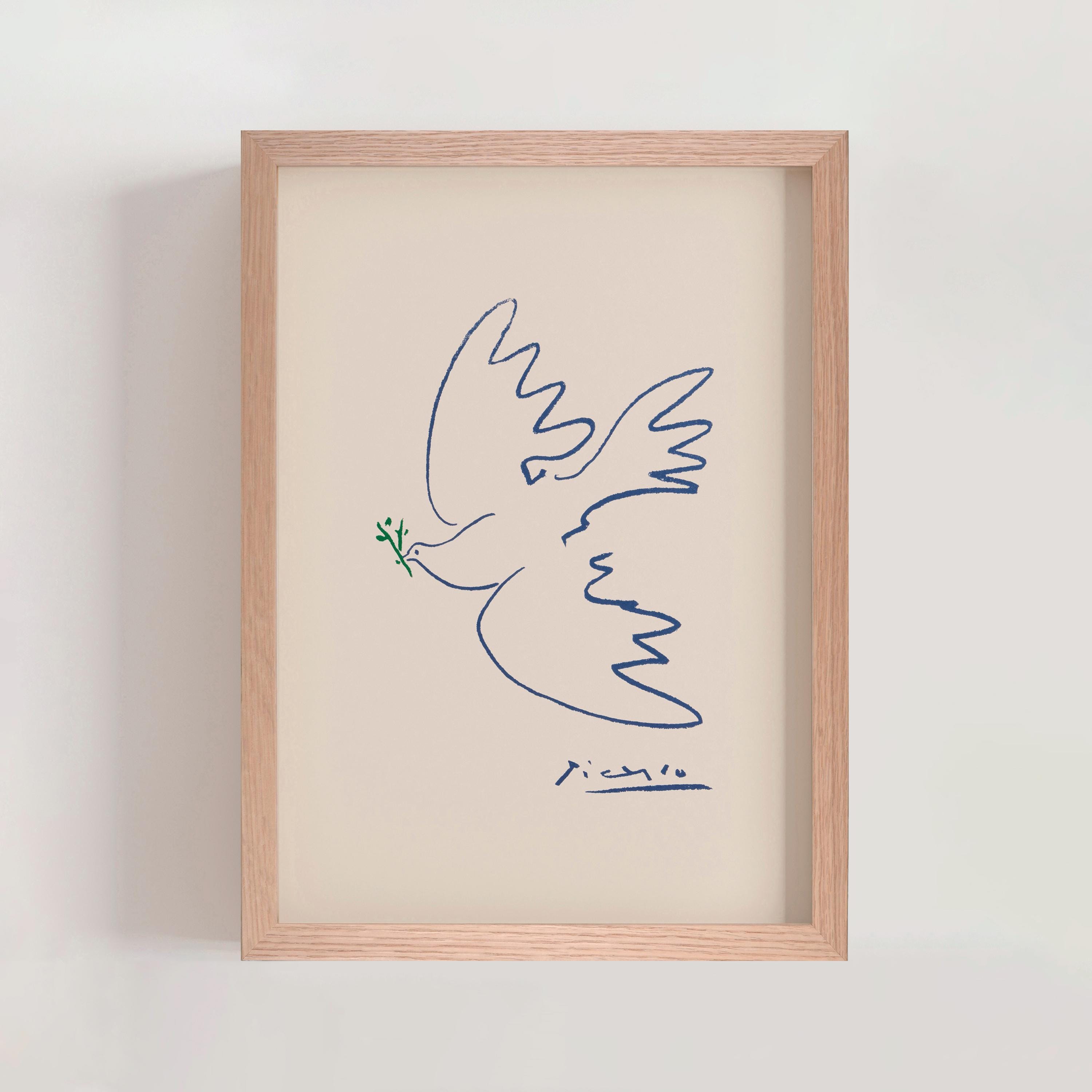 ピカソ　DOVE of Peace アートポスター アートポスター Pablo Picasso（パブロ ピカソ）Dove of Peace