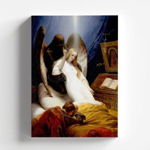 The Angel of Death by Horace Vernet 1851 | Romanticism Art Print (B4126)