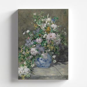 Lenteboeket van Pierre-Auguste Renoir 1866 | Impressionistische kunstdruk (B4207)
