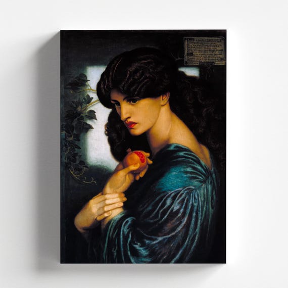 Proserpine by Dante Gabriel Rossetti 1874 | Pre-raphaelite Art