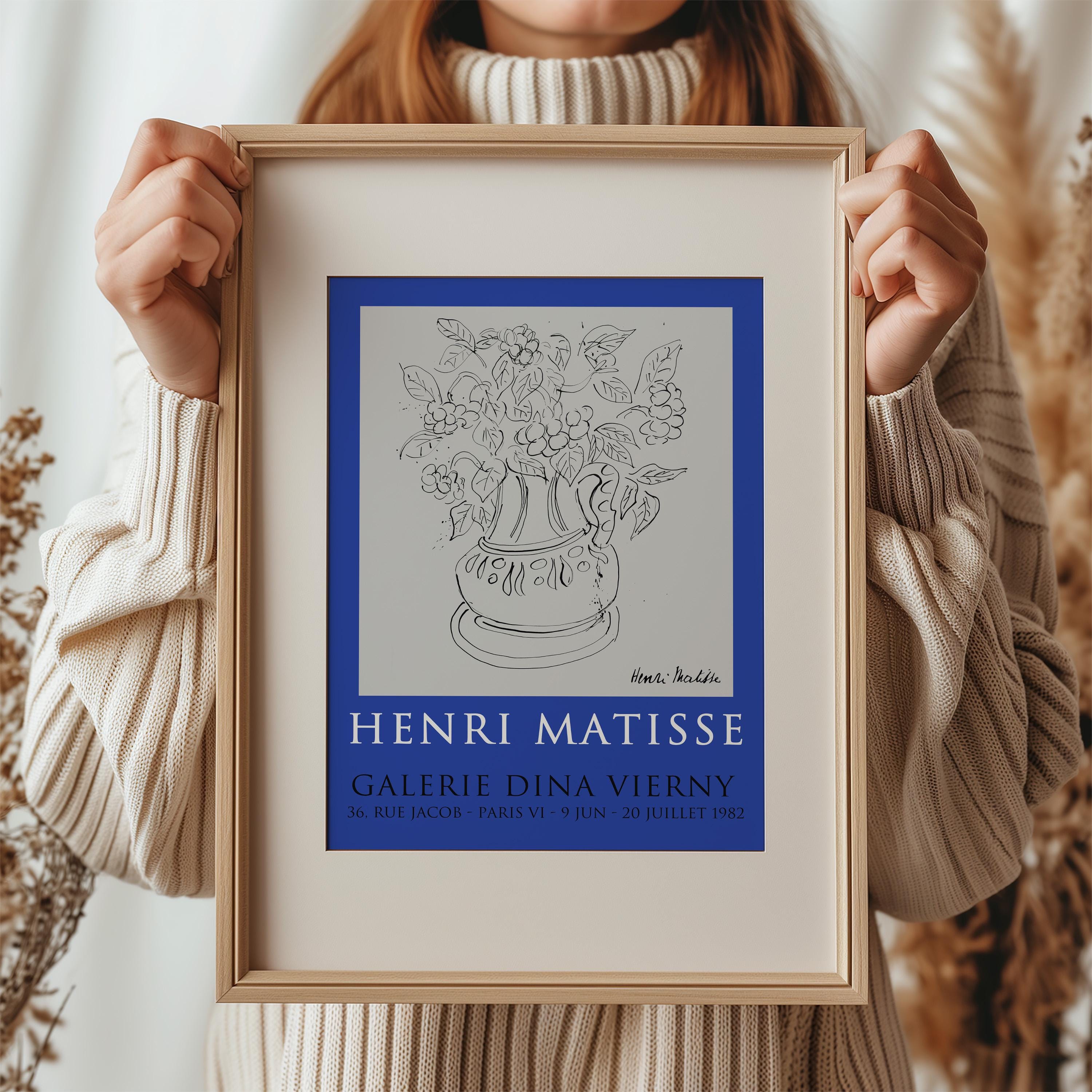 Henri Matisse Galerie Dina Vierny 1944 Poster | Modern Art
