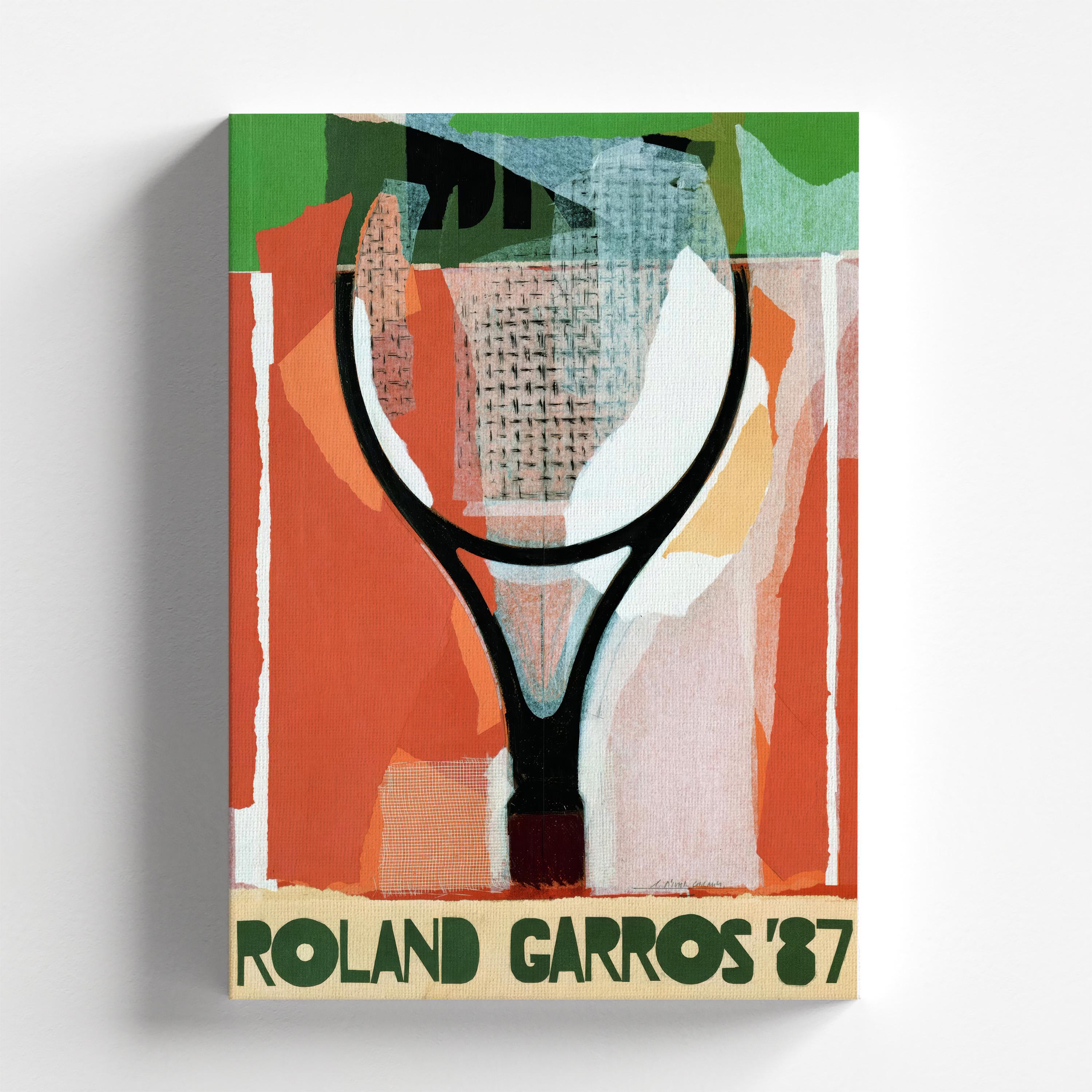 Roland Garros French Open 1987 Poster, Gérard Titus-carmel, Modern