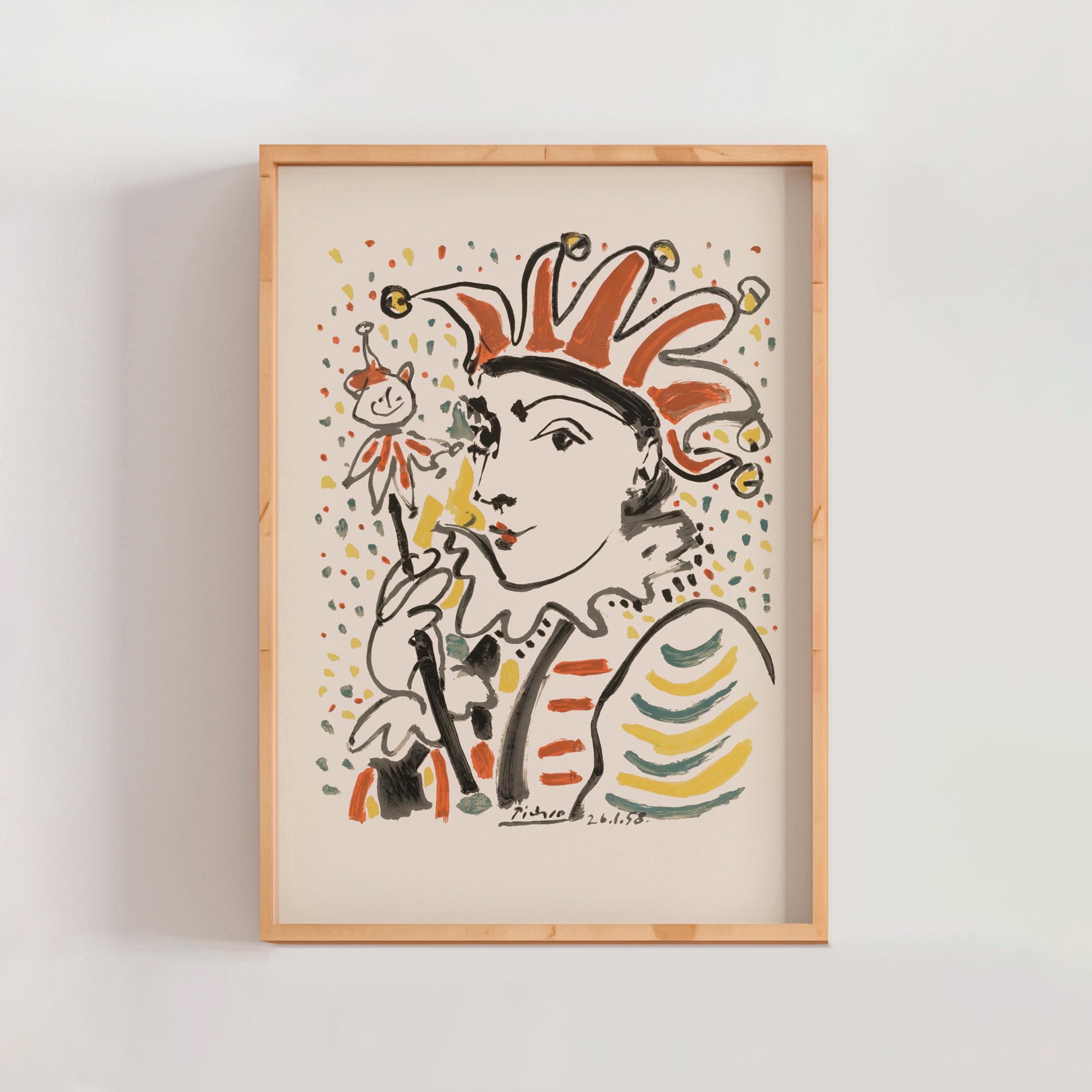 Carnaval (fou De Roi) by Pablo Picasso 1958 | Modern Art Print