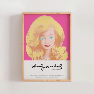 アンディオーホール Barbie バービータペストリー絨毯 Andy Warhol Barbie - Etsy