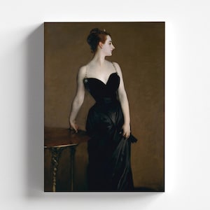 Portrait of Madame X (also known as Madame Pierre Gautreau) by John Singer Sargent 1884 | Realism Art Print (B4094)