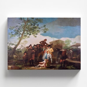 The Blind Guitarist (El ciego de la guitarra) by Francisco Goya 1778 | Romanticism Art Print (B3891)