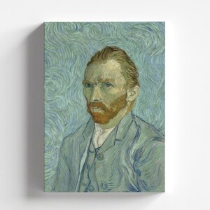 Self-portrait by Vincent van Gogh 1889 | Post-Impressionism Art Print (B4165)