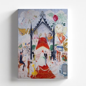 The Cathedrals of Fifth Avenue by Florine Stettheimer 1931 | Modern Art Print (D0386)