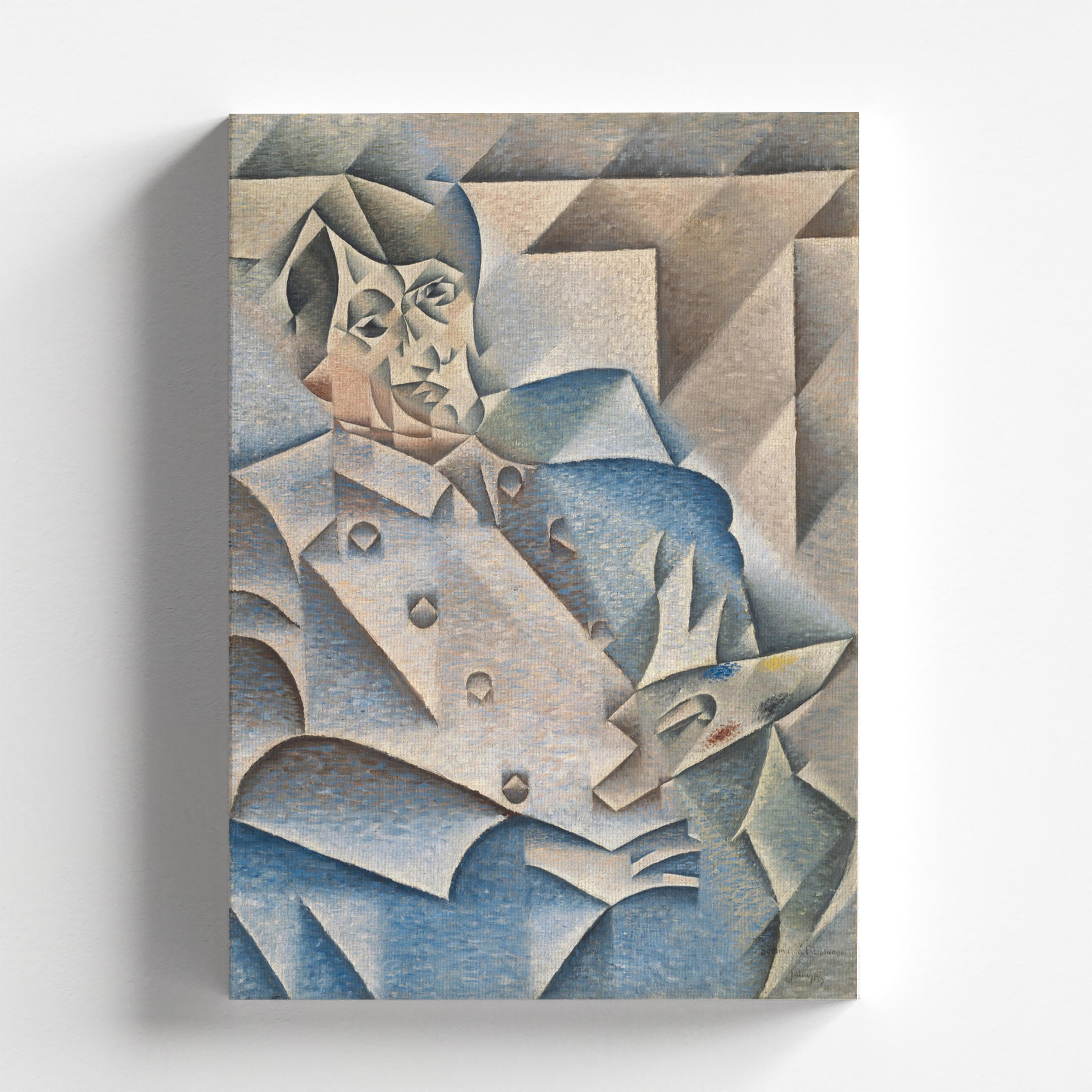 Pablo Picasso – L'Acrobate Litografía Offset 1991 – Cubismo Abstracto En Gris Y Blanco (11.75 X 9.5 Pulgadas)