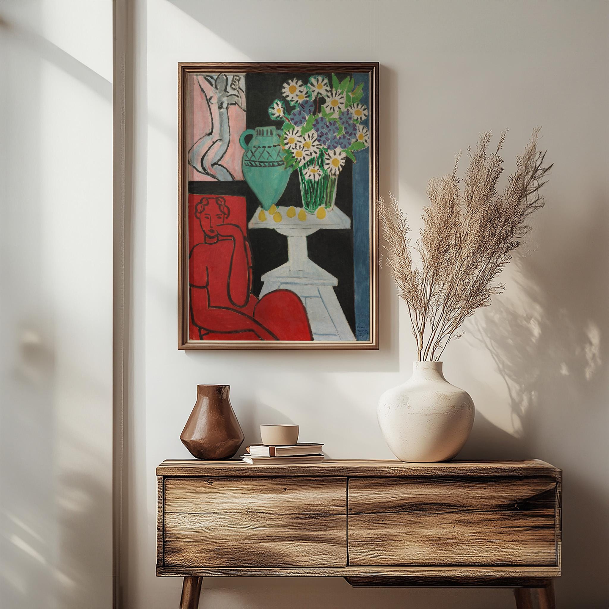 The Daisies by Henri Matisse 1939 | Fauvist Still Life Art Print The Daisies by Henri Matisse 1939 | Fauvist Still Life Art Print