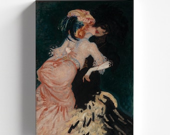 Women Kissing by Jan Sluijters 1906 | Expressionist Art Print (D0040)