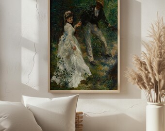 La Promenade by Pierre-auguste Renoir 1870 | Impressionism Art
