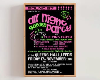 Pink Floyd Lee Michales Clear Light 1967 Fillmore West Original