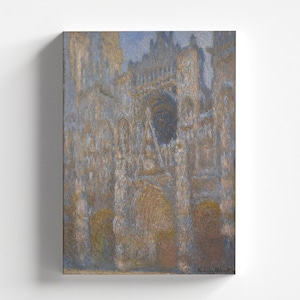 Rouen Cathedral, the Façade in Sunlight by Claude Monet 1894 | Impressionism Art Print (B3664)
