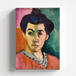The Green Line or Green Stripe (Portrait of Madame Matisse) by Henri Matisse, 1905 | Fauvist Masterpiece (B4479)