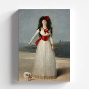 Portrait of the Duchess of Alba (White Duchess) by Francisco Goya 1795 | Romanticism Art Print (B3897)
