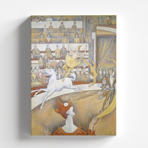 The Circus (Le Cirque) by Georges Seurat 1890-91 | Pointillism Art Print (B3910)