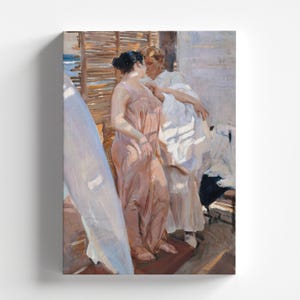 The Pink Robe by Joaquín Sorolla 1916 | Impressionist Art Print (D0134)