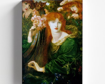 The Garland by Dante Gabriel Rossetti 1873 | Pre-Raphaelite Art Print (D0287)