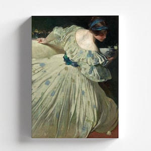 The Blue Bowl by John White Alexander 1898 | American Art Print (D1087)