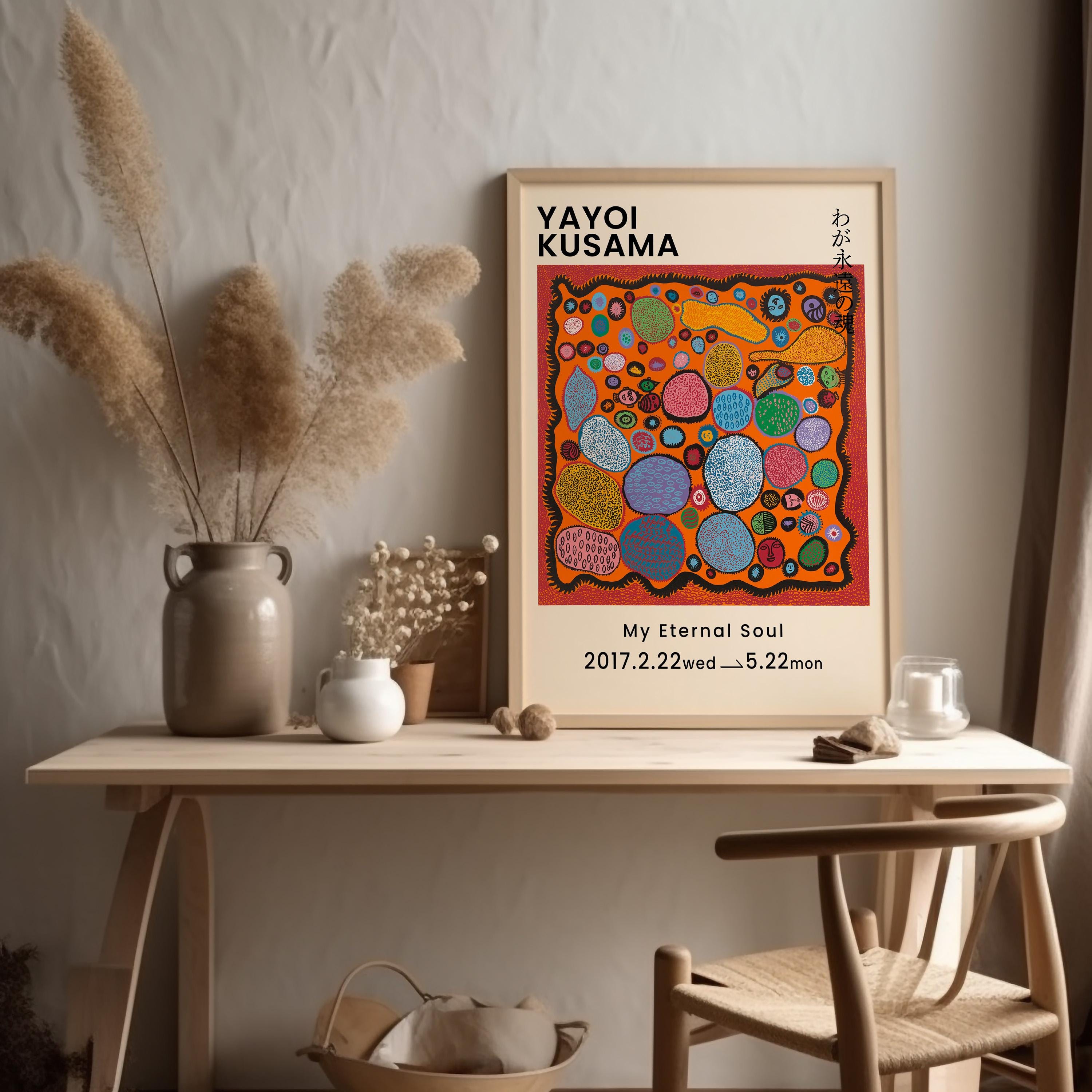 My Eternal Soul by Yayoi Kusama Poster Art | Contemporary Art