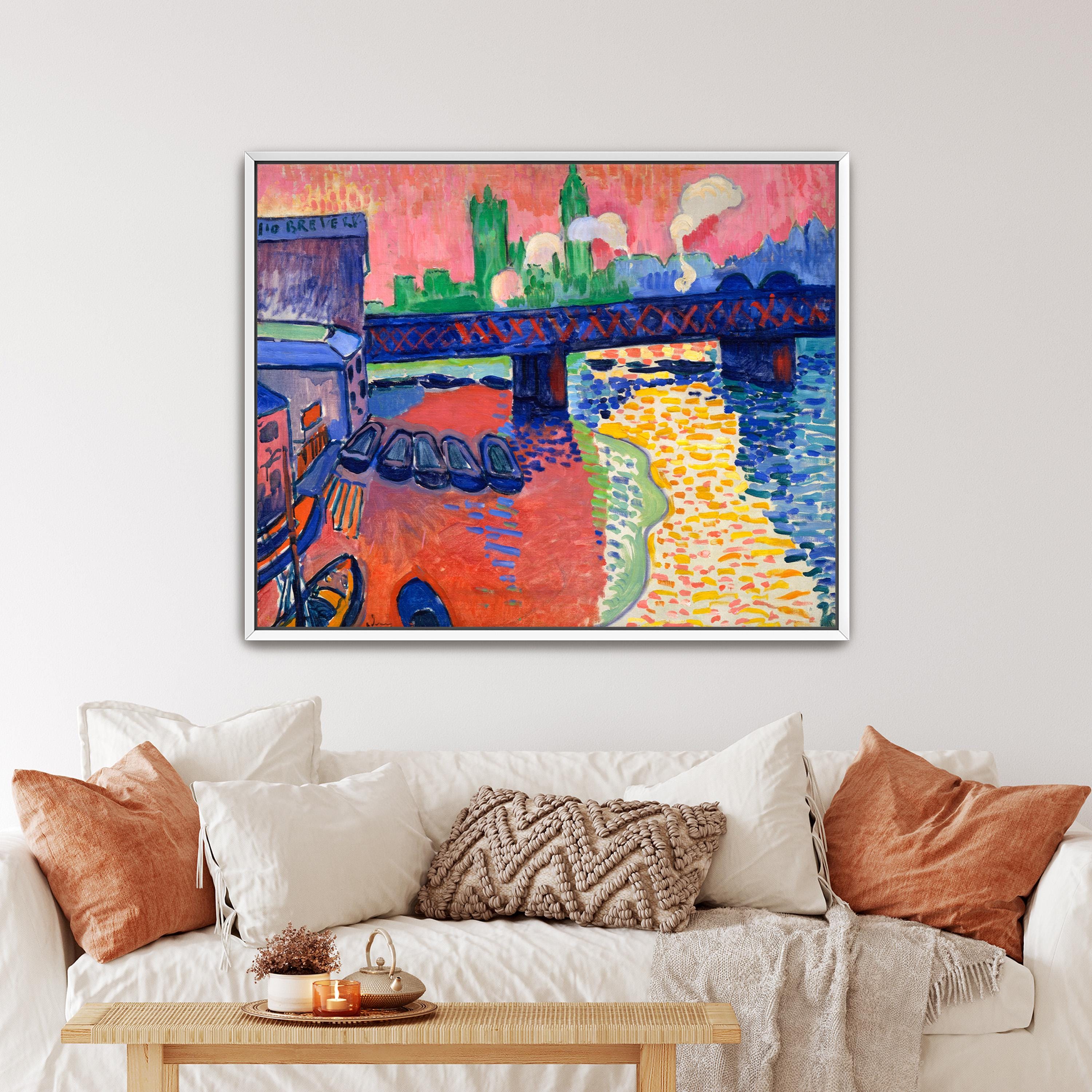 Charing Cross Bridge by Andre Derain | London Canvas Wall Art