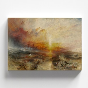 The Slave Ship by J. M. W. Turner 1840 | Romanticism Art Print (B4177)