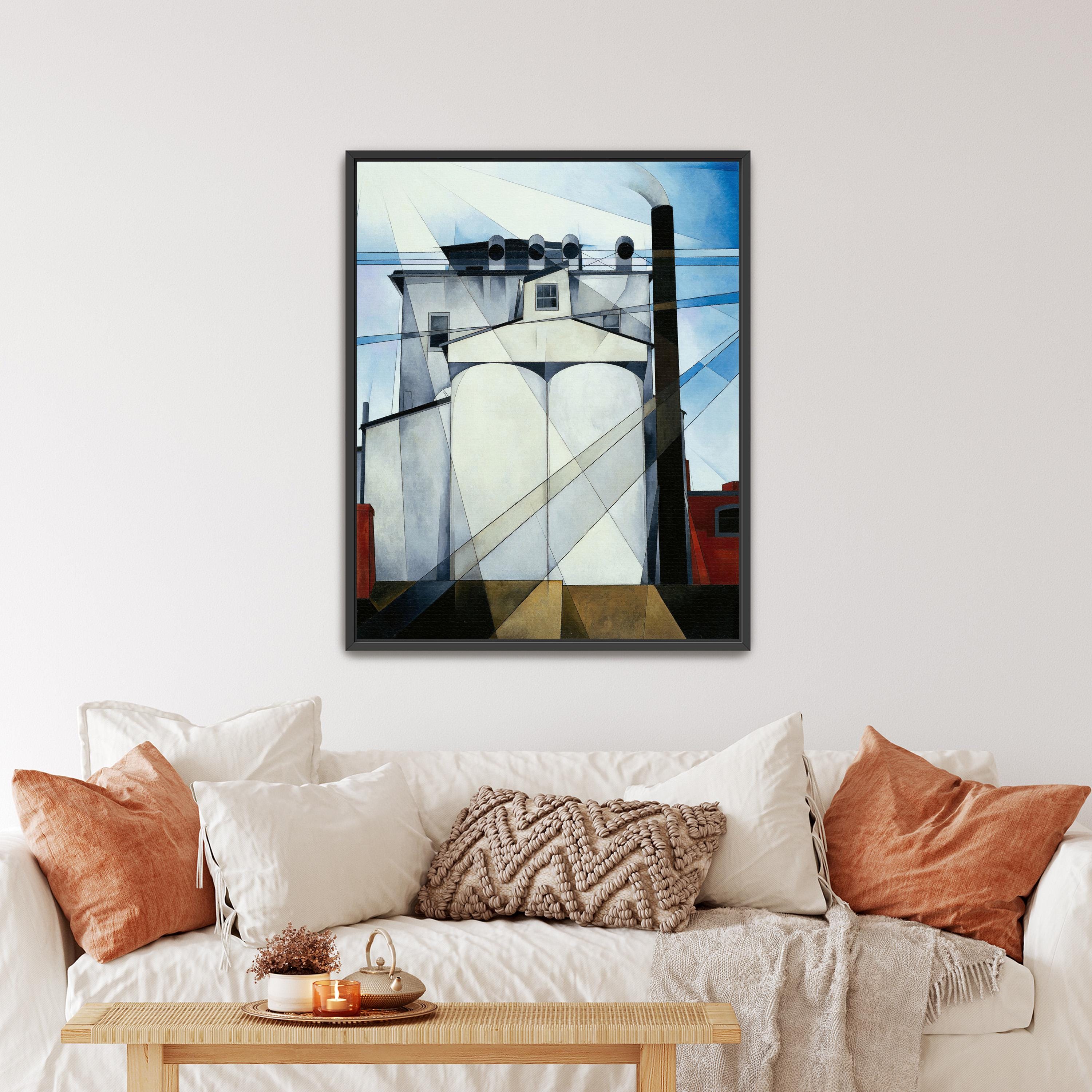 My Egypt by Charles Demuth | Industrial Architecture Canvas Art