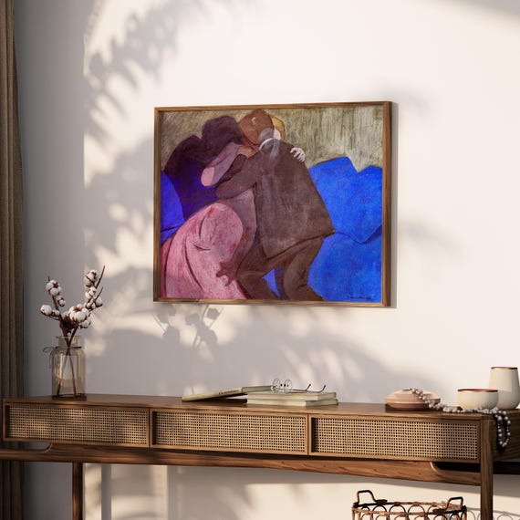 The Kiss by Félix Vallotton 1898 | Post-impressionism Art Print