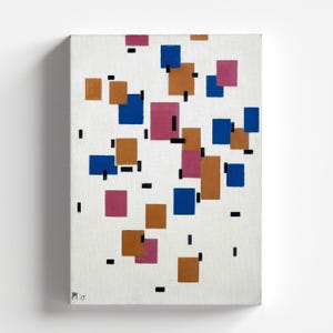 Composition in Colour A by Piet Mondrian 1917 | Abstract Art Print (D0436)