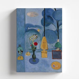 The Blue Window by Henri Matisse 1913 | Fauvist Modern Art Print (B4761)