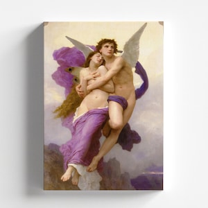 The Abduction of Psyche (Le ravissement de Psyche) by William-Adolphe Bouguereau 1895 | Academic Art Print (B4032)